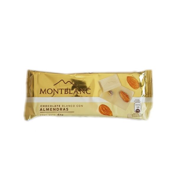 CHO.MONTBLANC ALMENDRAS 60GR