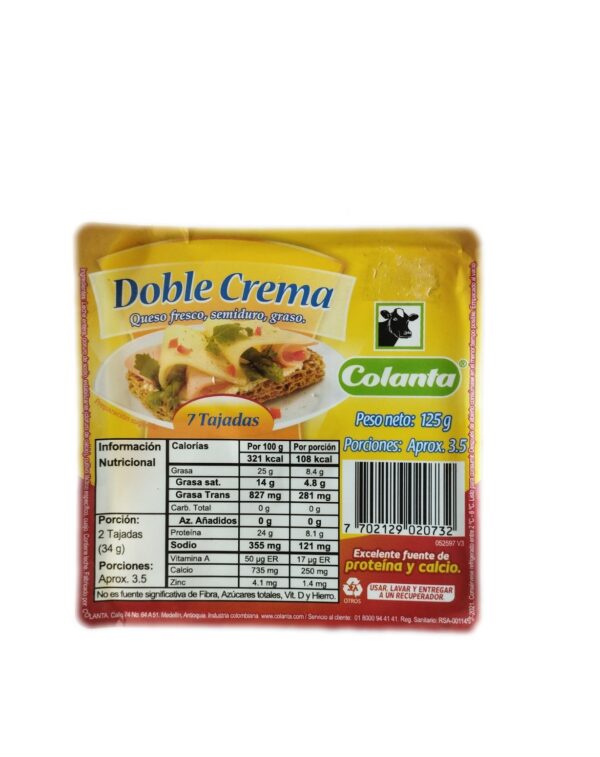 QUESO C.DOBLE CREMA 7T