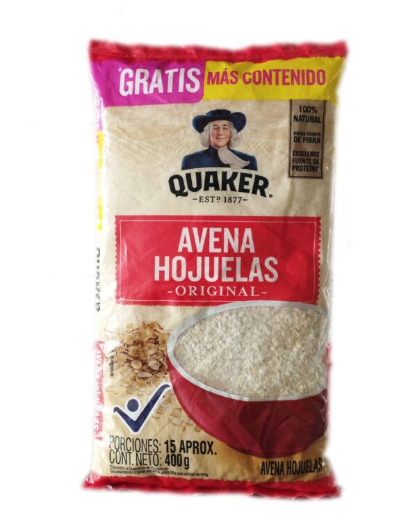 AVENA QUAKER HOJUELAS X 400G