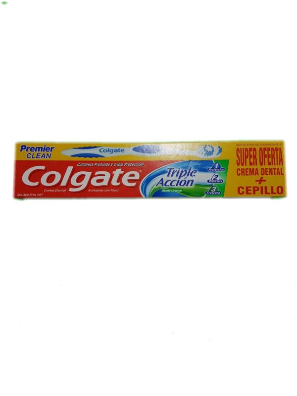 CD.COLGATE 50ML 3A + CEPILLO