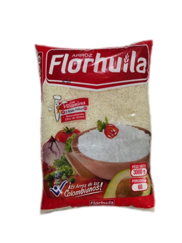 ARROZ FLOR HUILA X 3000G