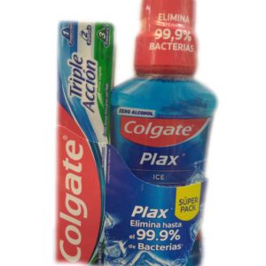 ENJ.BUCAL PLAX ICE X 250ML+CD COLGATE TA X 50